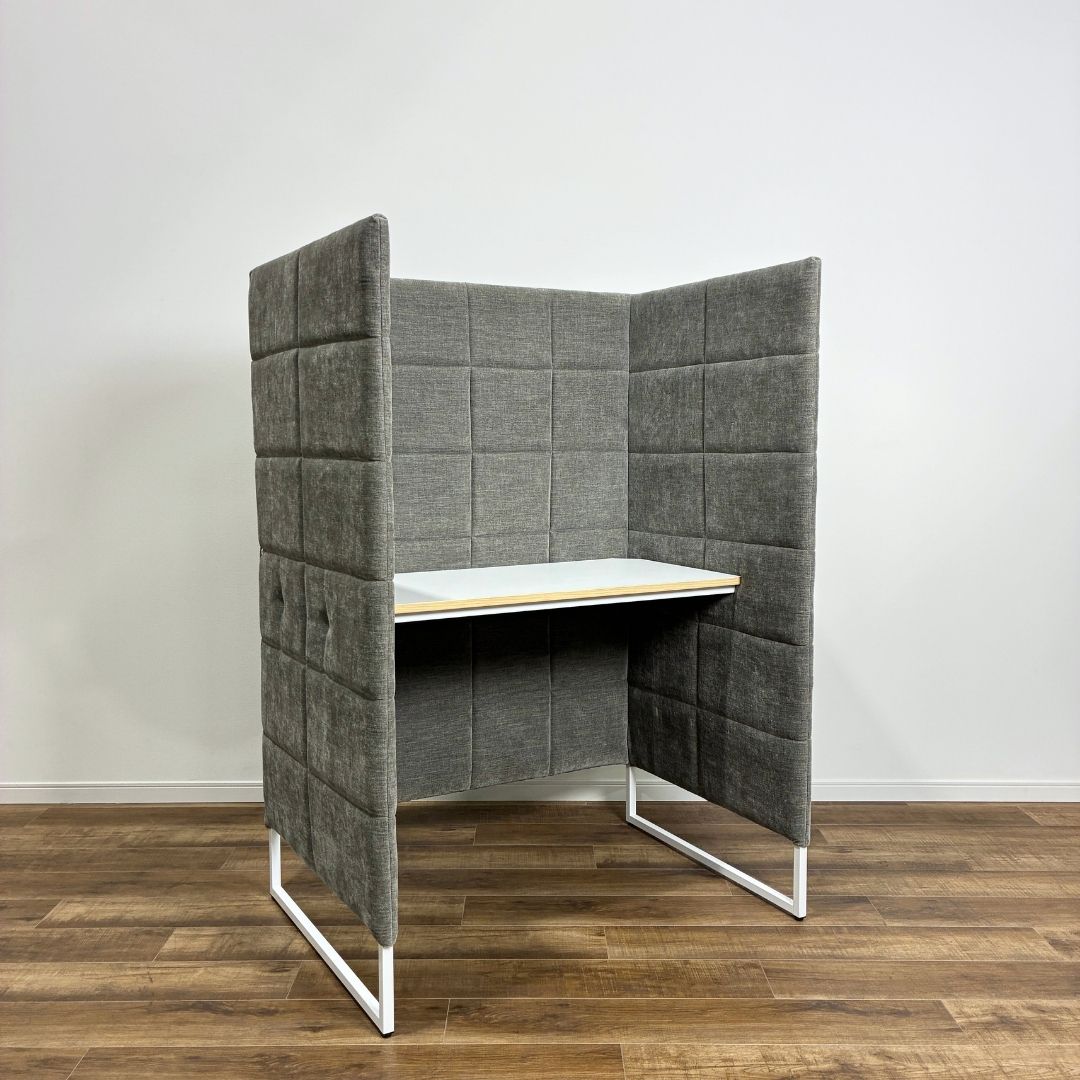 Rakuten - ASPLUND Work Plus 集中ブース BASED-WIZ PERSONAL DESK Ash アスプルンド ワークプラス パーソナルデスク アッシュ グレー【中古】【YEランク】
