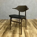 NORR11 Buffalo Chair Dark Smoked Oak(幅470×奥行530×高さ805(mm)北欧 モダン シンプル ダイニングチェア レザ...