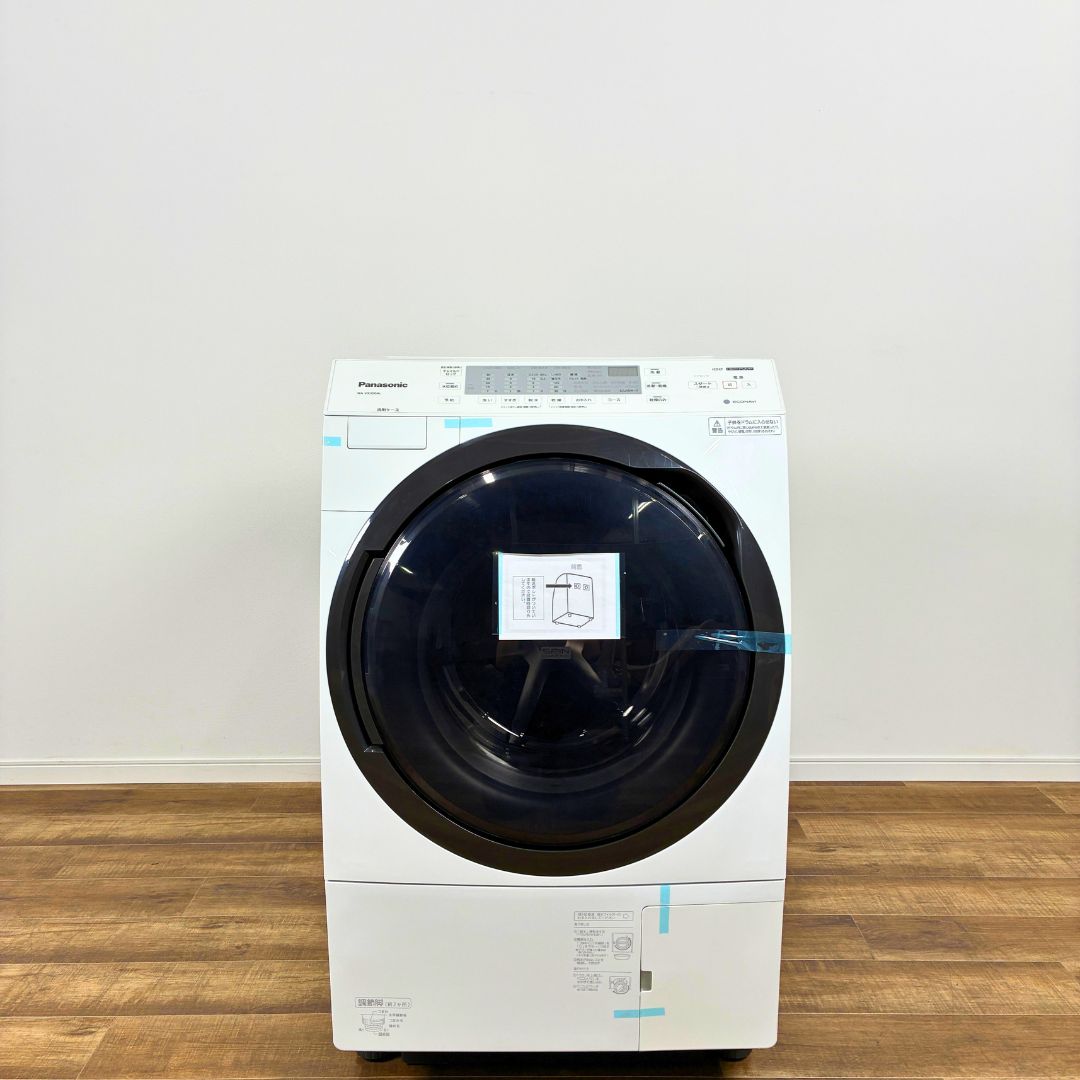 【リファービッシュ品】パナソニック NA-VX300AL ドラム式洗濯乾燥機 ドラム式洗濯機 洗濯・脱水容量 10kg 乾燥容量 6kg 使用水量 78L ヒートポンプ式 2020年製 左開き【中古】