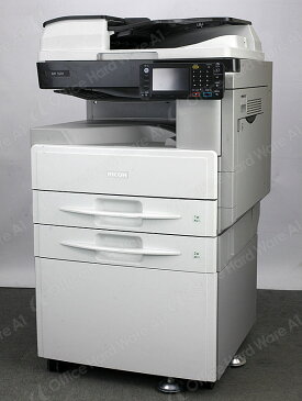 リコー 白黒コピー機/複合機【中古】RICOH MP 1601 SPF (A3カラースキャナー コピー・ファックス・ネットワークプリンター・ネットワークスキャナー 最新 幅を取らない PDF作成可 低カウンタ) 保証 残少 お得 両面印刷