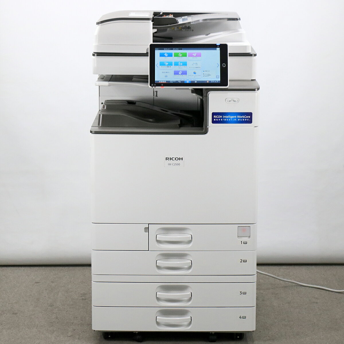 樂天商城 - 【中古】 リコー 複合機 コピー機 カラー A3対応 4段カセット IM C2500F カウンタ14,287枚 毎分25枚 コピー FAX プリンター スキャナ Mac対応