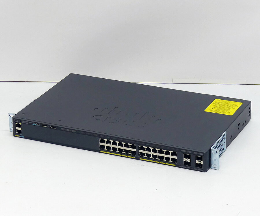 ☆【中古】2台セット Cisco Catalyst 2960-Xシリーズ（WS-C2960X-24TD 