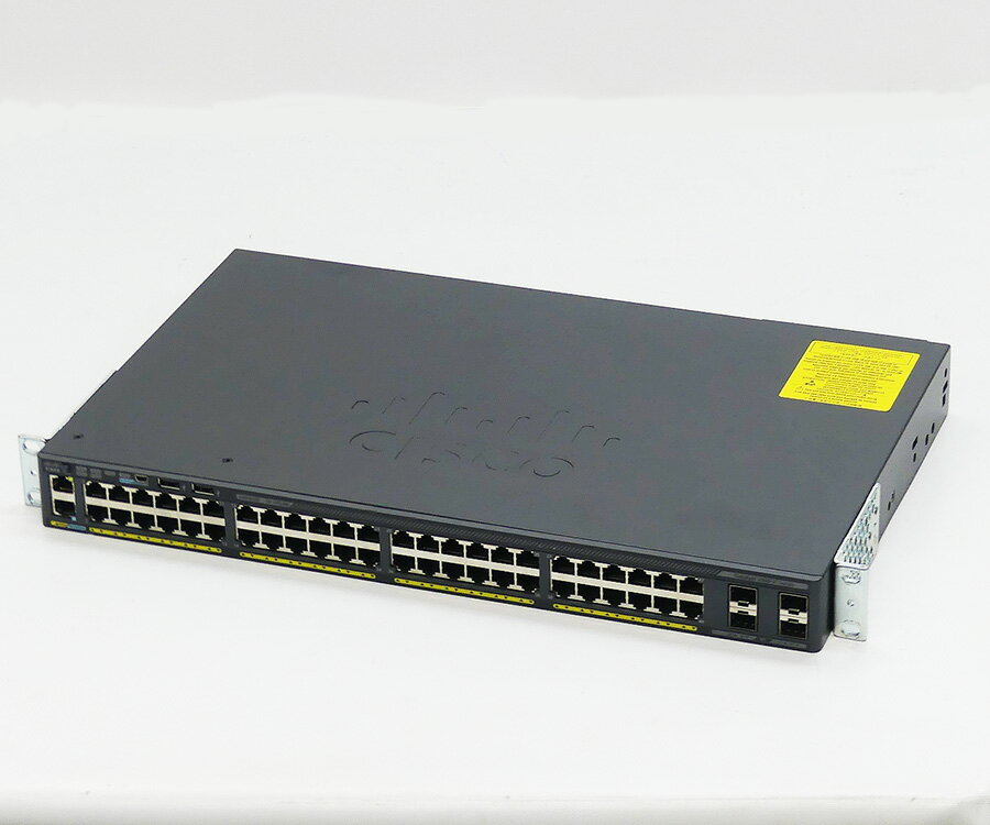 CISCO シスコ Catalyst 2960X-48TS-L (WS-C2960X-48TS-L) 【L2スイッチ(LAN Base モデル)】【中古 Cisco スイッチ】【埼玉発】【送料無料】1カ月保証あり