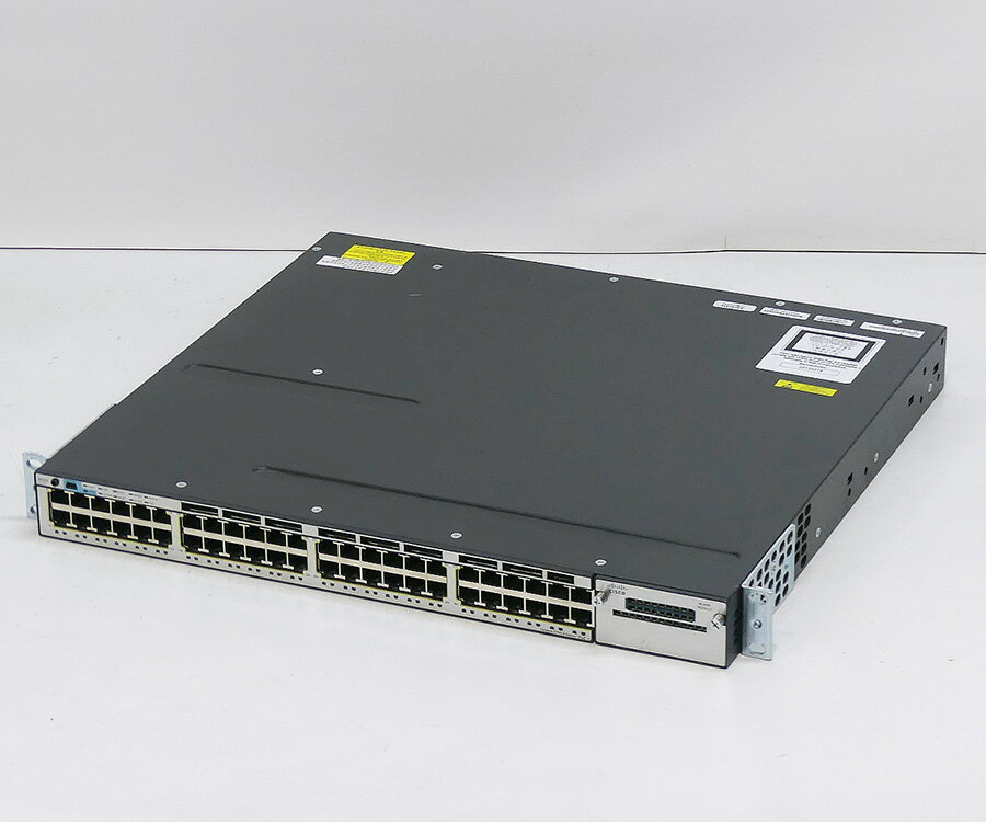 CISCO VXR Catalyst 3750X-48P-L (WS-C3750X-48P-L V04)yL2XCb`(LAN Base f)zy Cisco XCb`zyʔzyz 1J̏ۏ؂