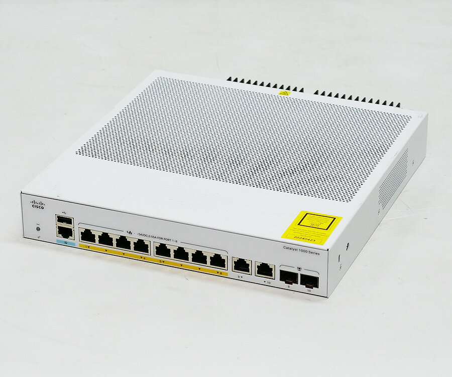 樂天商城 - CISCO シスコ C1000-8FP-2G-L (Catalyst 1000 シリーズ) Cisco L2スイッチ【中古】【送料無料】1カ月保証あり 埼玉発