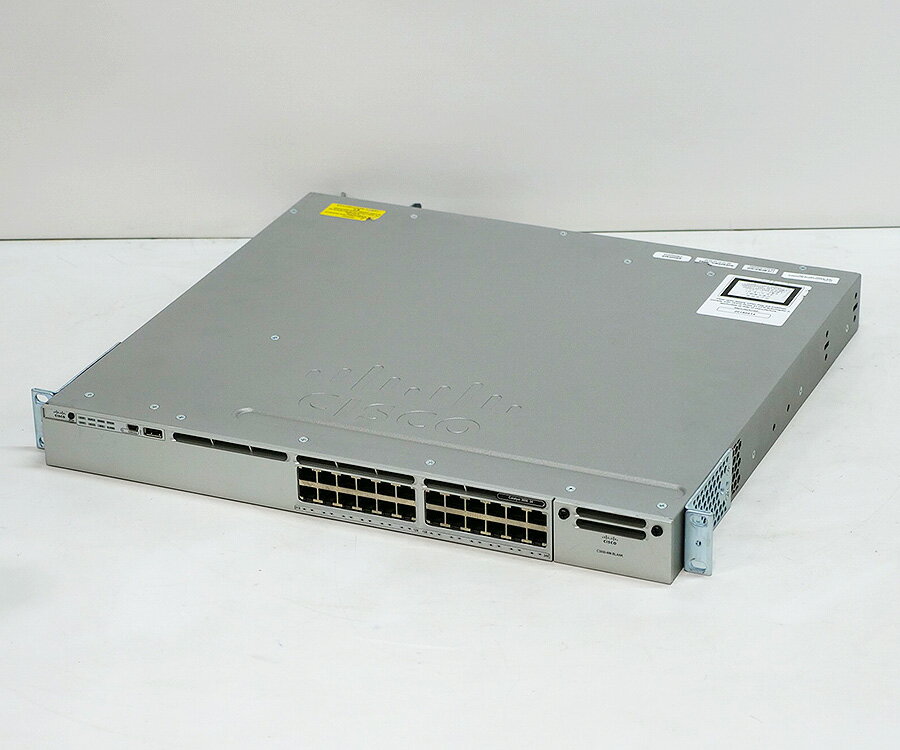 CISCO シスコ Catalyst 3850-24T-E (WS-C3850-24T-E) 【L3スイッチ(IP Service モデル)】【中古 Cisco ..