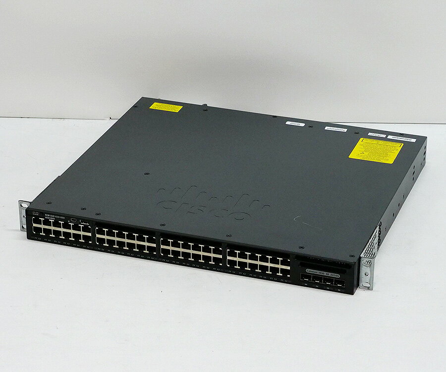 Rakuten - CISCO シスコ Catalyst 3650-48TD-E （WS-C3650-48TD-E） Cisco L3スイッチ(IP Service モデル) 【中古】【送料無料】 1カ月保証あり 埼玉発