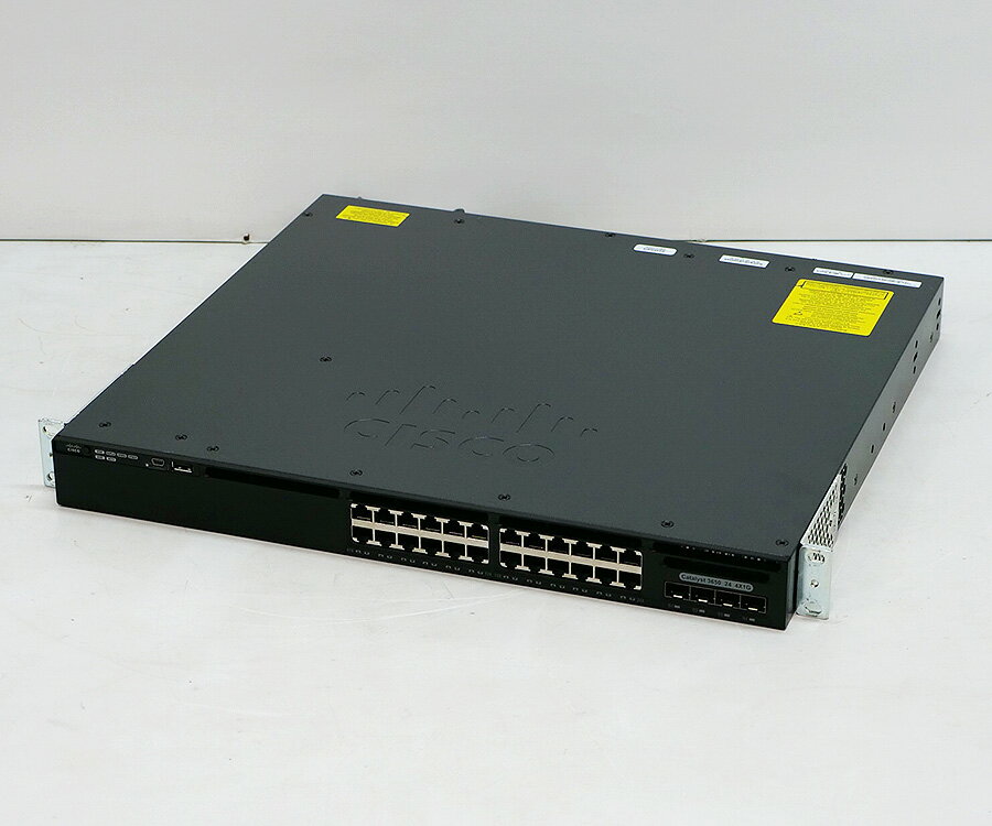樂天商城 - CISCO シスコ Catalyst 3650-24TS-E （WS-C3650-24TS-E） C3650-STACK モジュール付き Cisco L3スイッチ(IP Service モデル) 【中古】【送料無料】 1カ月保証あり 埼玉発