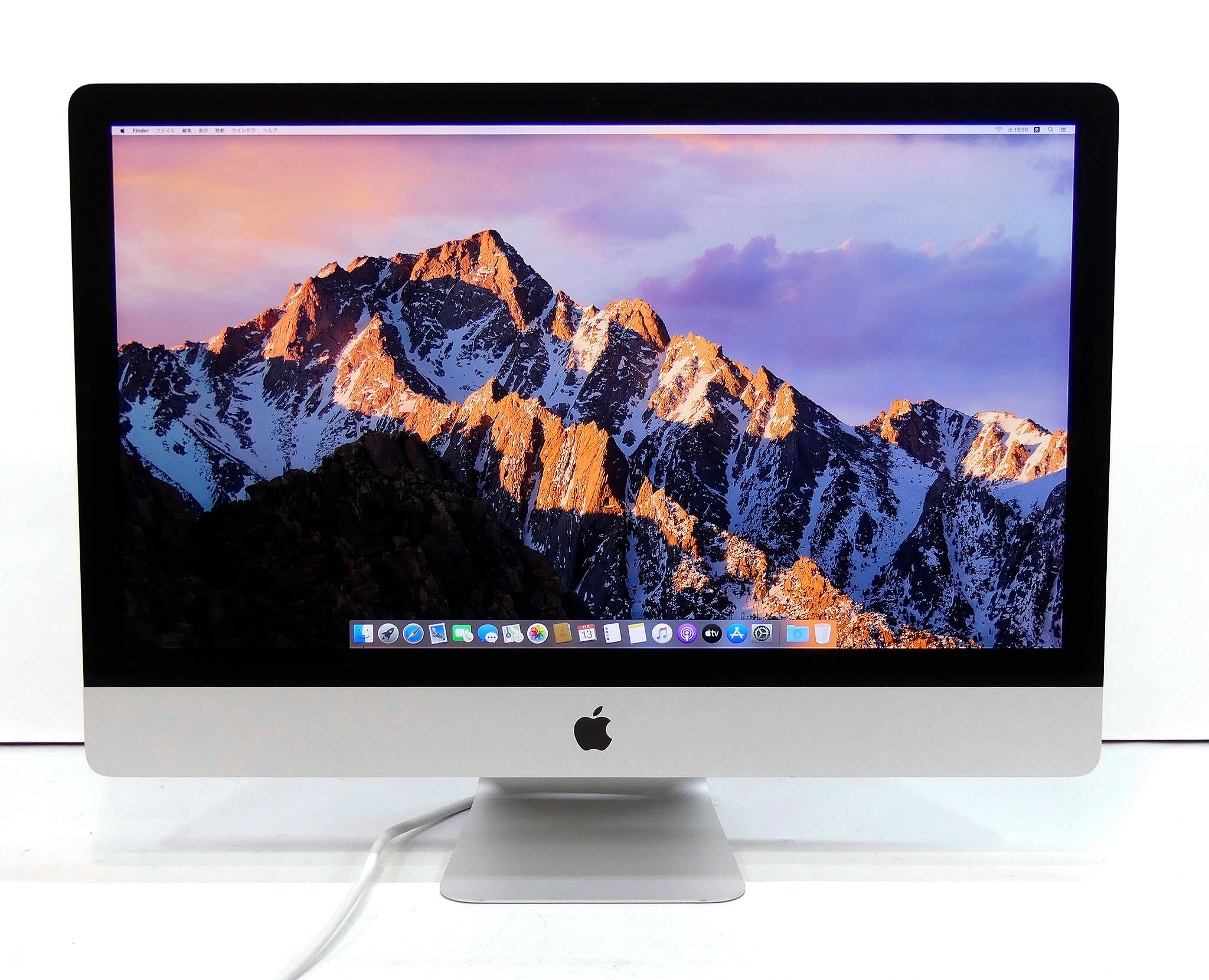 Apple iMac (Retina 5K, 27-inch, 2017) Corei7(4C/4.2GHz) 16GB SSD256GB AMD Radeon Pro 575 (4GB) Catalina10.15.7š̵ۡS22125573 TEST