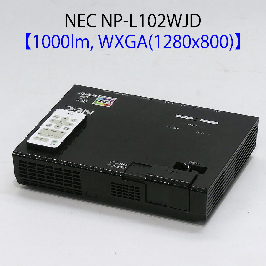 NEC NP-L102WJD LED Хץ (1000롼 WXGA  HDMIб ⥳դ) ץ̵ۡ1ݾڤ