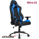 AKRacing Nitro V2 u[ Gaming Chair Q[~O`FA AKR-NITRO-BLUE/V2y[J[ۏ5Nt / szyVizy񂹁z