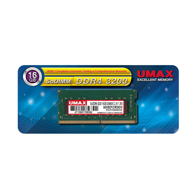 UMAX DDR4 SO-DIMMʥΡȥѥѥ꡼UM-SODDR4S-3200-16G/B 󥰥ͥԲġۡڿʡۡ