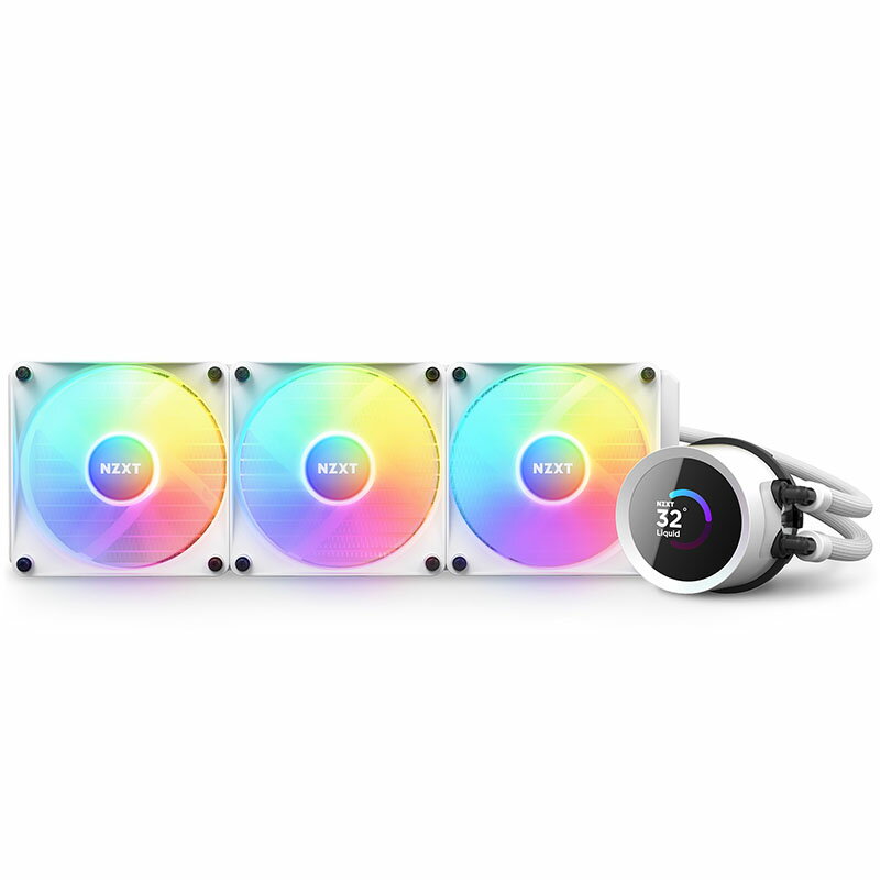 NZXT KRAKEN 360 RGB White CPUクーラー (RL-KR360-W1 LGA1700 AM5対応)メーカー保証付 お取り寄せ 【代引き不可】【新品】