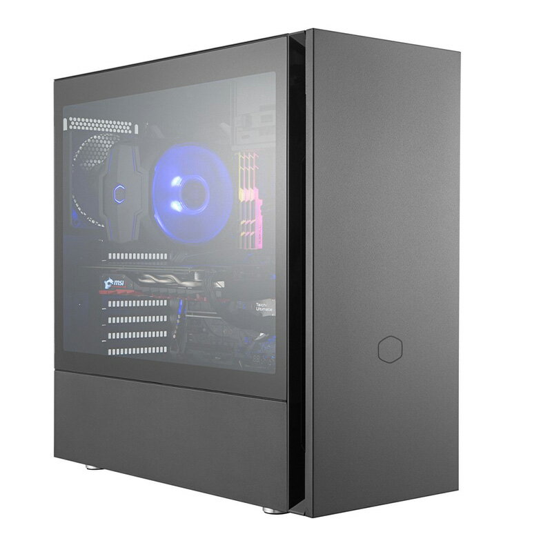 COOLERMASTER MCS-S600-KG5N-S00 Silencio S600 TG PCケース Silencio Series ミッドタワー 強化ガラス ATX対応 478 x 209 x 470.5mm 代引き不可 お取り寄せ【新品】