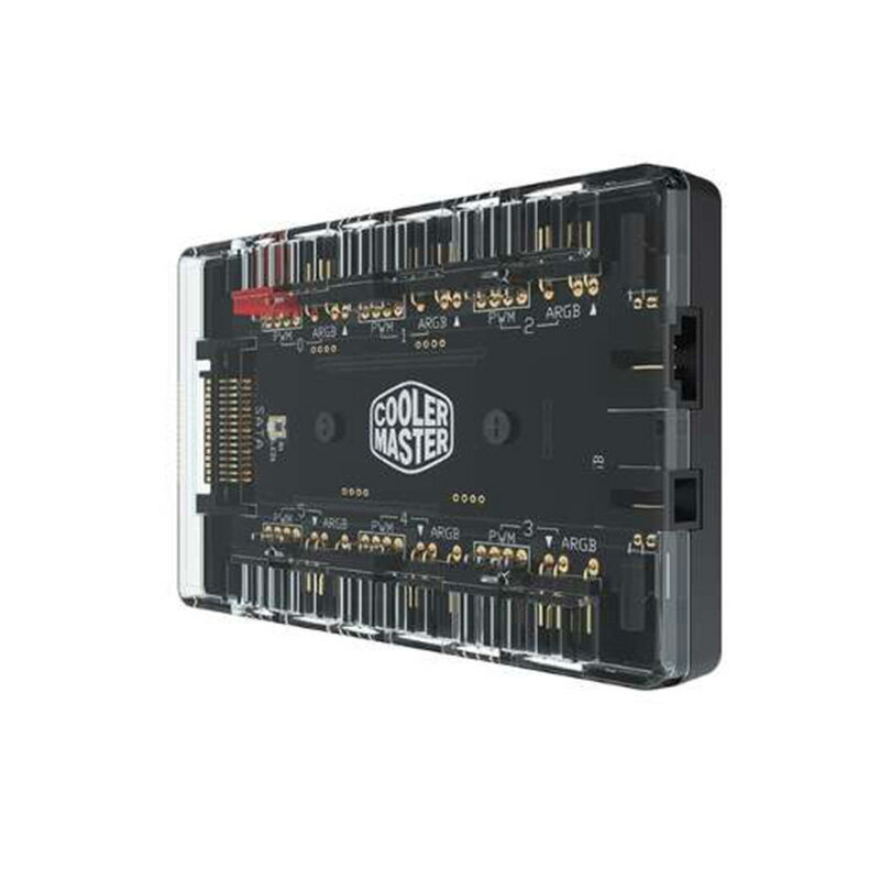 COOLERMASTER MFX-ZHHN-1NNN6-R1 (MasterFan ARGB AND PWM HUB) ARGB/PWM対応ファン増設用ハブ 代引き不可 お取り寄せ【新品】