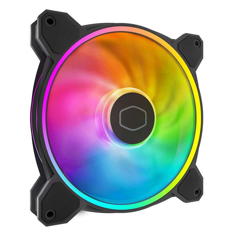 COOLERMASTER MFL-B4DN-16NP2-R2　(MasterFan MF140 Halo2) ケースファン アドレサブル Gen 2 RGB 0-1600 RPM 59.51CFM 4-Pin (PWM) 代引き不可 お取り寄せ【新品】