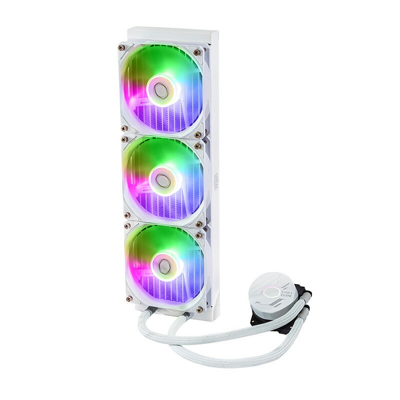 COOLERMASTER MLW-D36M-A18PZ-RW (MASTERLIQUID 360L Core White) 水冷CPUクーラー 代引き不可 お取り寄せ【新品】