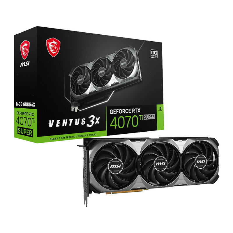 MSI RTX 4070 TI SUPER 16G VENTUS 3X OC եåܡ Բ 󤻡ڿʡ