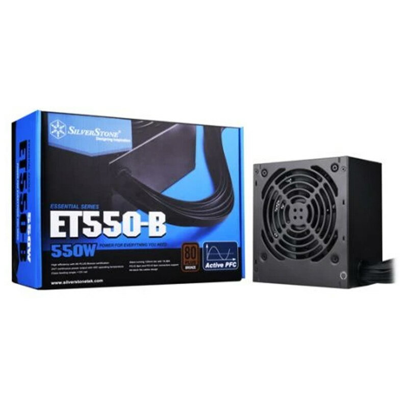 SILVERSTONE JAPAN SST-ET550-B-Rev PCd EssentialV[Y 80PLUS Bronze 550W ATXd s 㗝XyViz