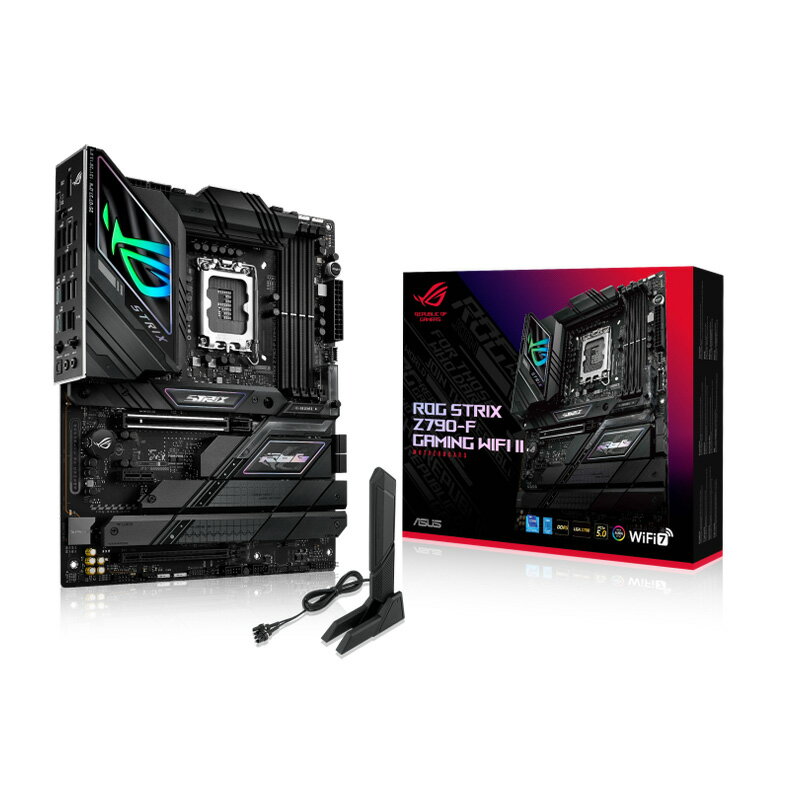 ASUS ROG STRIX Z790-F GAMING WIFI II ATXマザーボード Z790チップセット搭載 LGA1700対応 DDR5 PCIe5.0 2.5Gbイーサネット Wi-Fi7 代引き不可 代理店直送【新品】