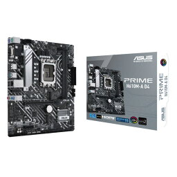 ASUS PRIME H610M-A D4 microATXマザーボード H610チップセット搭載 LGA1700対応 DDR4 PCIe4.0 1Gbイーサネット 代引き不可 代理店直送【新品】