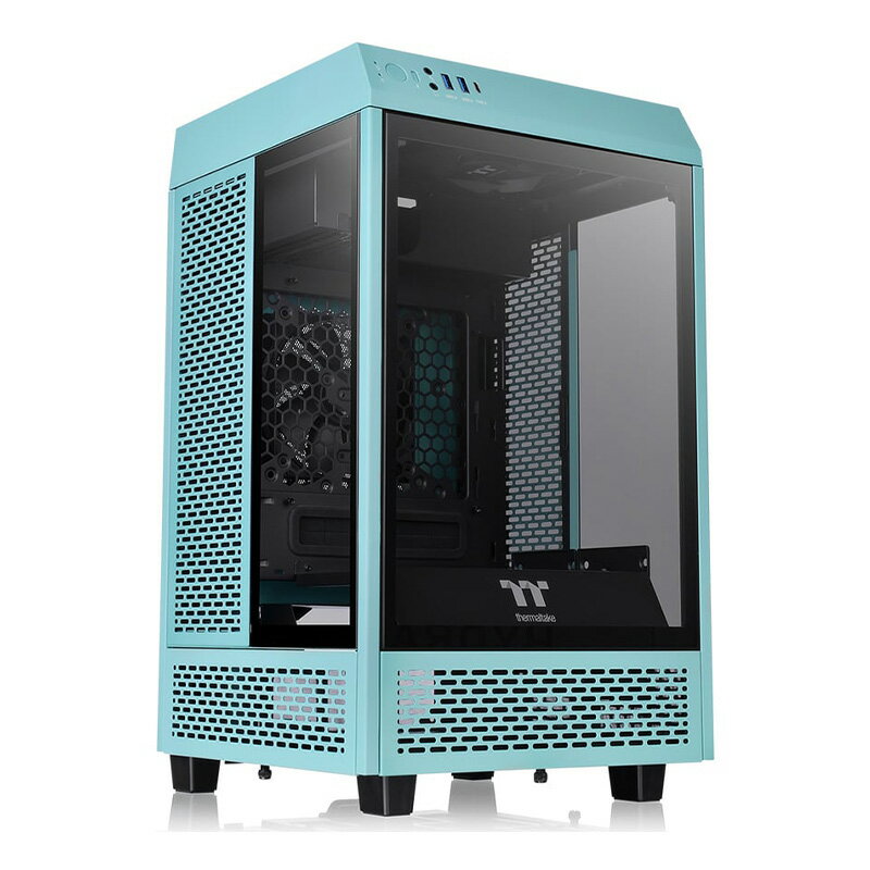 Thermaltake The Tower 100 -Turquoise- CA-1R3-00SBWN-00 PCケース 代引不可 お取り寄せ 【新品】