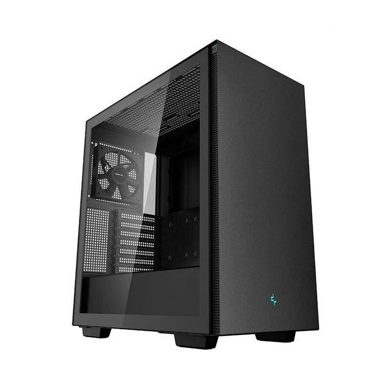 DEEPCOOL R-CH510-BKNNE1-G-1 (CH510) PCケース ミドルタワー 強化ガラス E-ATX対応 ブラック 435×230×471mm 代引き不可 お取り寄せ【新品】