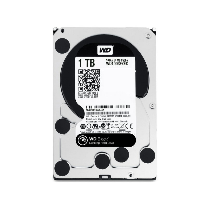 Western Digital WD1003FZEX WD_BLACKV[Y 3.5inch fXNgbvQ[~OHDD 1TB 7,200rpm SATA 6Gb/s s 㗝XyViz