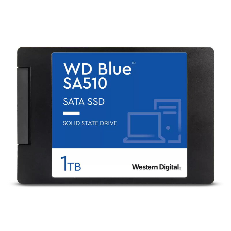 Western Digital WD Blue SA510 (WDS100T3B0A) SATA 内蔵SSD 1TB 2.5インチ 7mmケース入り 代引き不可 代理店直送【新品】