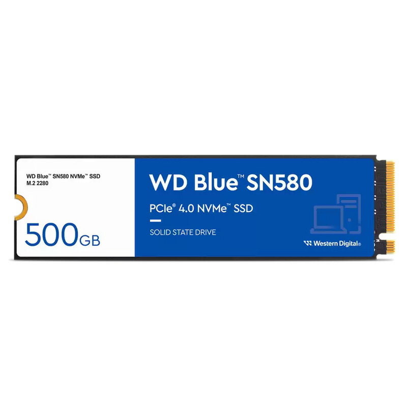 Western Digital WD Blue SN580 (WDS500G3B0E) NVMe M.2 2280 500GB s 㗝XyViz