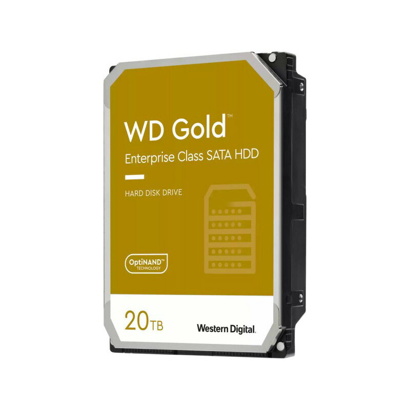 Western Digital WD202KRYZ WD Goldエンタープライズクラス 3.5inch HDD 20TB 7200rpm SATA 6Gb/s キャッシュ512MB 代引き不可 代理店直送【新品】