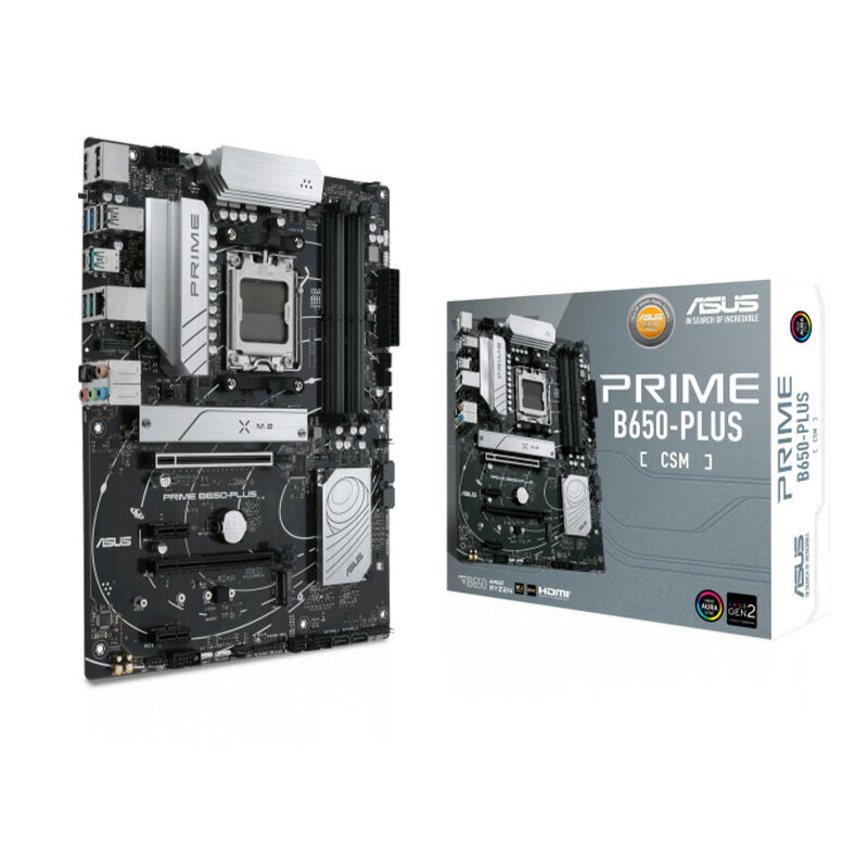 ASUS PRIME B650-PLUS-CSM ATX}U[{[h B650`bvZbg AM5Ή DDR5 PCIe5.0 2.5GbC[Tlbg s 㗝XyViz