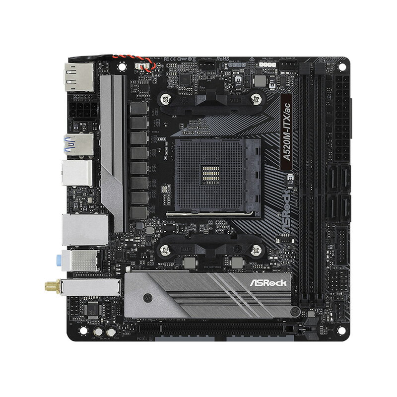 ASRock A520M-ITX/ac マザーボード 代引不可 お取り寄せ 【新品】