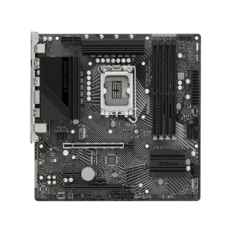 ASRock Z790M PG Lightning/D4 }U[{[h DDR4f mATX s  yViz