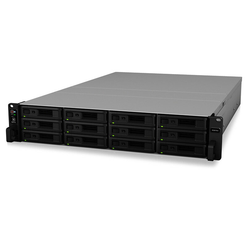 Synology RackStation クアッドコアXEON D-1521搭載12ベイ2UラックマウントNASサーバー RS3618xs NAS 代引不可 お取り寄せ【新品】