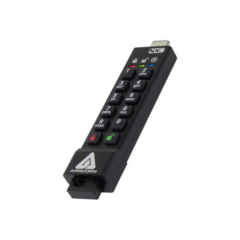 Apricorn Aegis Secure Key 3NXC - USB3.0 Flash Drive ASK3-NXC-64GB USB s 񂹁yViz