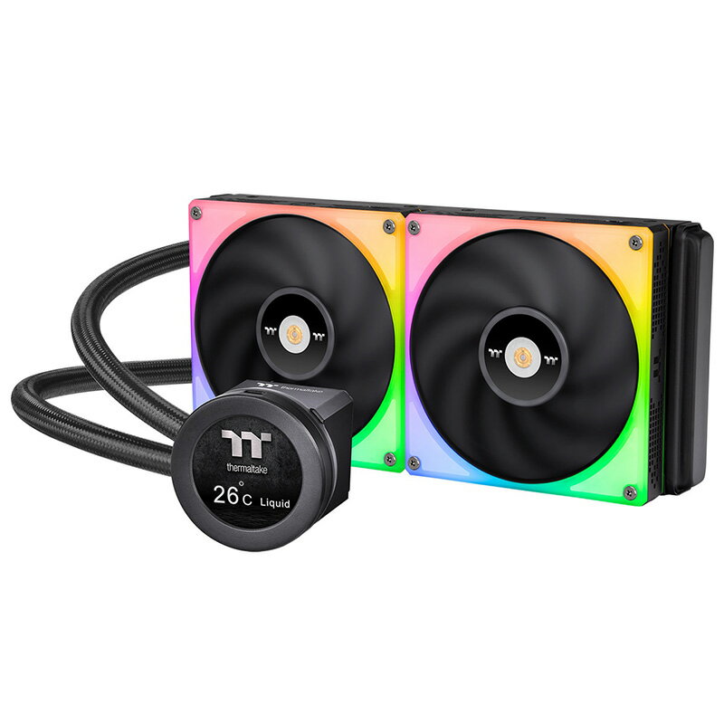 Thermaltake TOUGHLIQUID Ultra 280 RGB CL-W371-PL14SW-A CPUN[[ s 񂹁yViz