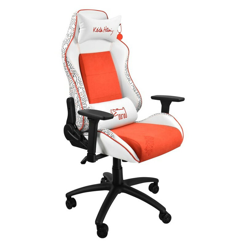 楽天オフィスハードウェアエーワンFusionInnovation Alphaeon x Keith Haring Limited Edition Gaming Chair MJT710KH ゲーミングチェア 代引不可 お取り寄せ【新品】