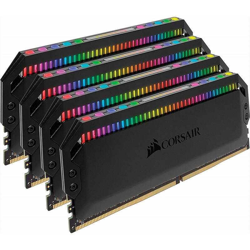 Corsair DOMINATOR PLATINUM RGB CMT32GX4M4D3600C18  8GB~4 s  yViz