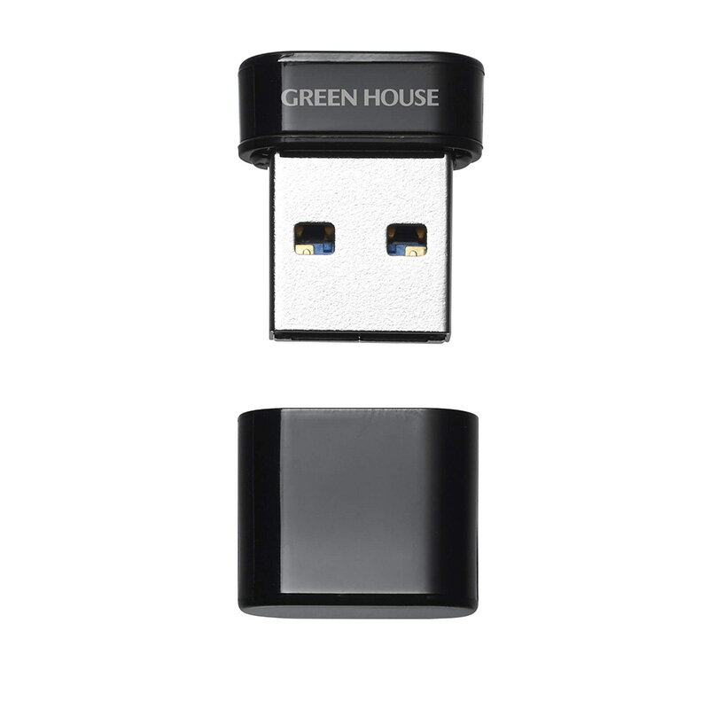 GREENHOUSE GH-UF3MA8G-BK 小型USB3.1(Gen1)メモリー 8GB ブラック 代引不可 お取り寄せ【新品】