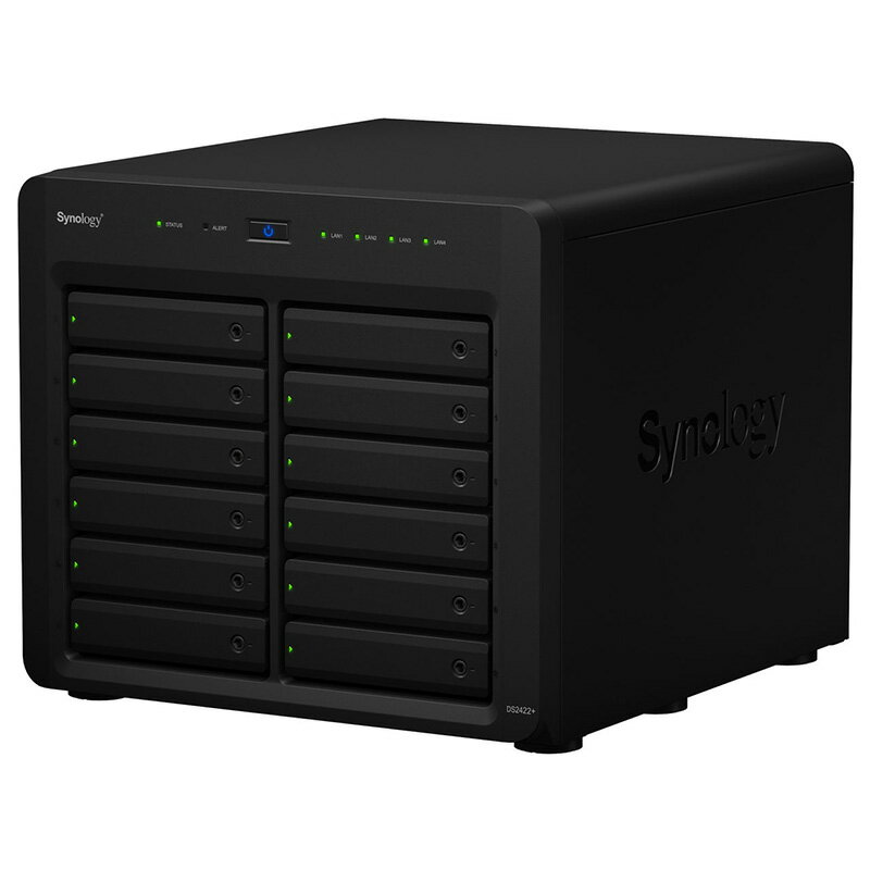 Synology AMD Ryzen V1500B搭載12ベイNAS DS2422+ NAS 代引不可 お取り寄せ【新品】