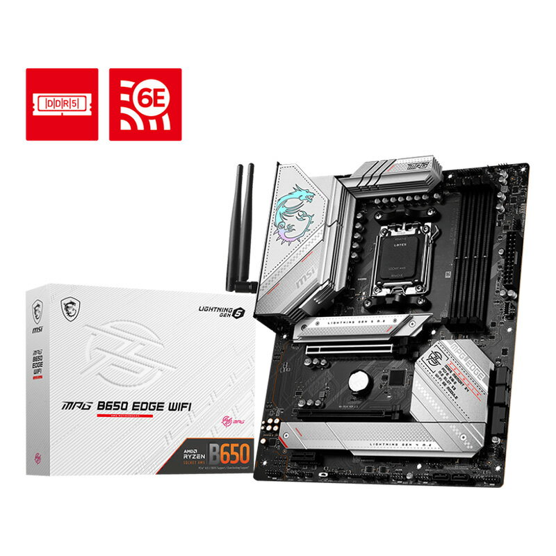 MSI MPG B650 EDGE WIFI マザーボード AMD Ryzen 7000 DDR5 ATX メーカー保証付き お取り寄せ 【代引き不可】【新品】