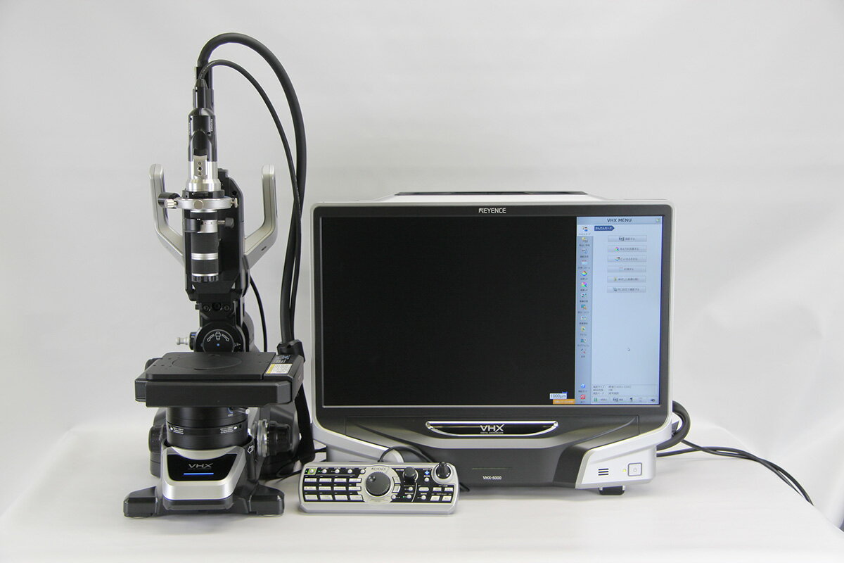 KEYENCE デジタルマイクロスコープ VHX-5000 顕微鏡 VHX-S550 レンズ VH-Z00T VH-Z20T キーエンス 一カ月保証有り【大阪発】【送料無料】