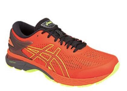 最安値 記念品 特価品 アシックス（asics）陸上 メンズ ランニングシューズ ウォーキング GEL-KAYANO(R)25 801 トレーニング 通気性 フィット感 レッド ブラック