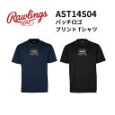 Rawlings ローリングス パッチロゴ プリント Tシャツ スポーツ トレーニング 部活 半袖Tシャツ