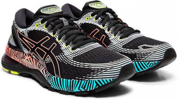 AVbNX asics jOV[Y GEL-NIMBUS21LS QjoX21 EBY NbV ϋv S BLACK/SUN CORAL }`J[ 22.5cm