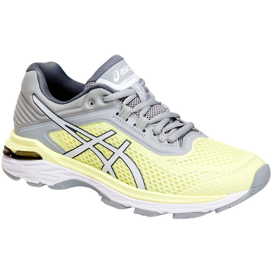 アシックス asics ランニングシューズ ウォーキング LADY GT-2000 NEW YORK 6 ウィメンズ クッション性 耐久性 ライムライト×ホワイト 23cm 23.5cm 24cm 25cm