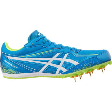 アシックス asics 陸上スパイク EFFORT SK エフォートSK オールウェザー/土トラック兼用 ユニセックス 初心者 シューズ袋付き トラック種目全般に使用可能 ディーバブルー×ホワイト 26.5cm 27.5cm