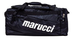 ダッフルバッグ（野球） marucci マルチ ダッフルバッグ カラーBK ブラック サイズ 幅66cm 行33cm 容量66.5L バット2本収納可能 貴重品用の内部ジッパーポーチ パッド入りショルダーストラップ