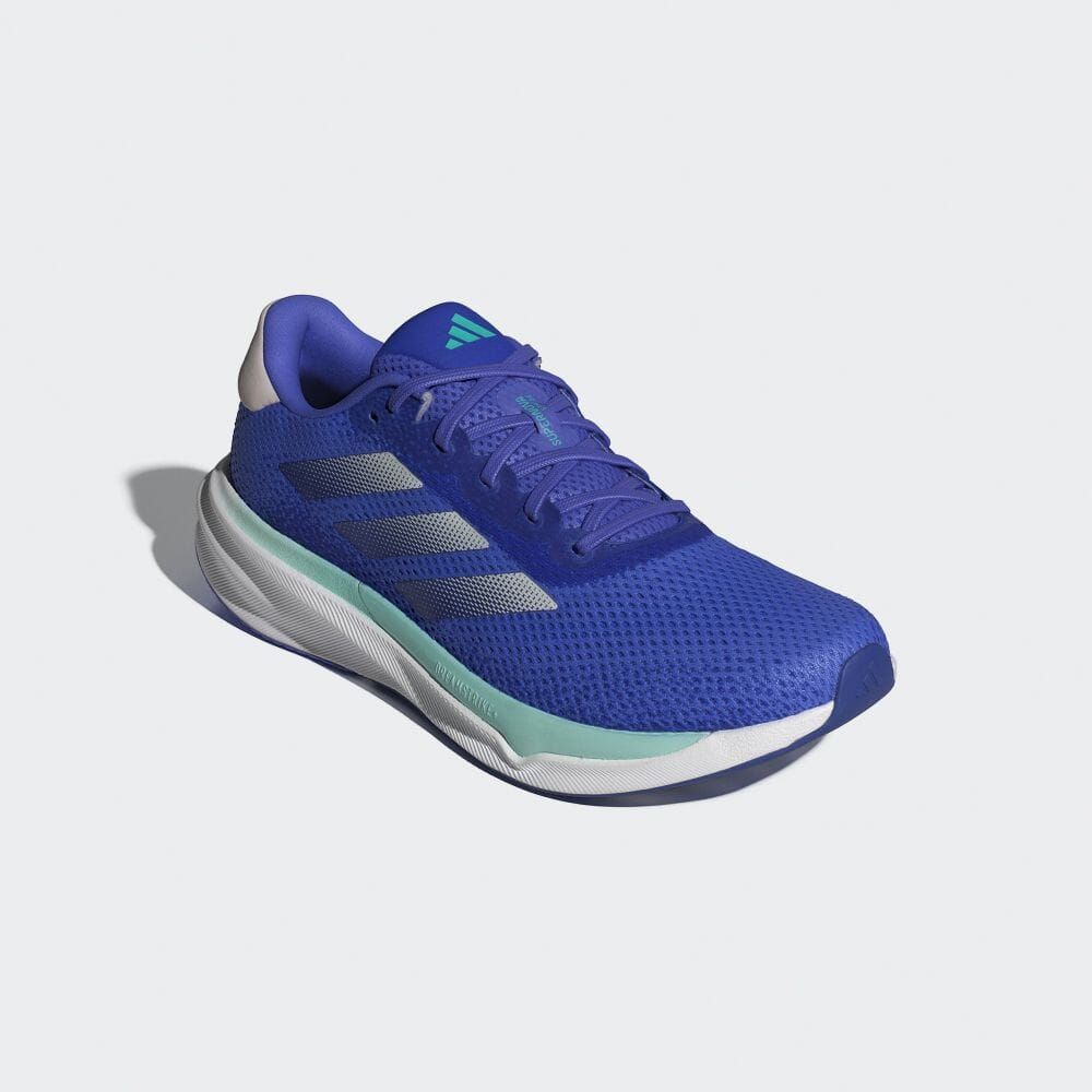 乐天商城 - adidas アディダス SUPERNOVA STRIDE M 限定 メンズ ランニングシューズ アスリート向け （カラー：オフホワイト/シルバーメタリック/パルスライム ）